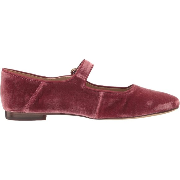 Sam Edelman Womens Raspberry Synthetic Closed Pointed Toe Ballet Flat Shoes - Picture 6 of 7